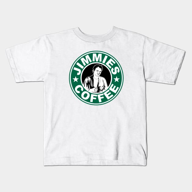 Jimmies Coffee Kids T-Shirt by Woah_Jonny